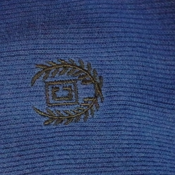 Chaps Blue French Ribbed Fleece Pullover Long Sleeve NWT - Picture 5 of 11